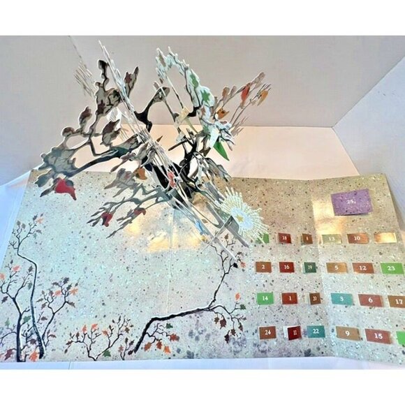 Vtg Metropolitan Museum Avian‎ Holiday Pop Up Advent Calendar 2012 Adolf Dehn - Picture 4 of 8